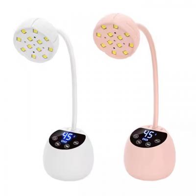 Portable 12 Bulbs 36W Cordless Mini Desktop UV Nail Lamp 360 °Touch Screen Quick Dryer