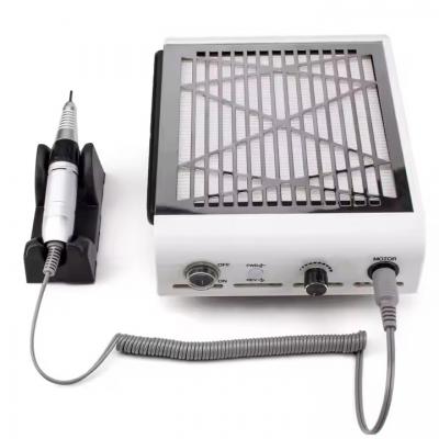 2-IN-1 60W High Power Nail Drill Machine and Nail Dust Collector Manicure Machine With Powerful Fan