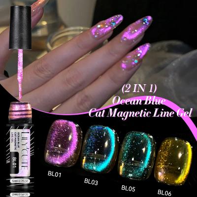 5ml 6 Colors Blue Tears Cat's Eye Gel Polish