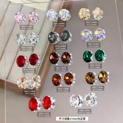 Nail Jewelry 3d Nail Art Charm Colorful Gemstone for Nail Art Decoration