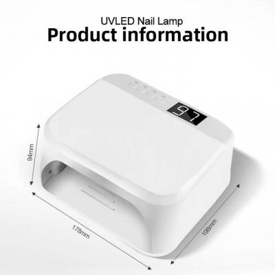 256W Nail Lamp Fast Drying Curing Gel UV Lamp Nail Dryer