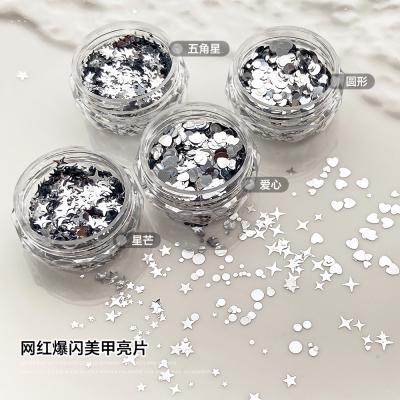 Mini Star Glitters for Nail Art Mixed Size